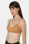 Intimacy Double Layered Non Wired Medium Coverage T-Shirt Bra - Dark Skin — thumbnail 5